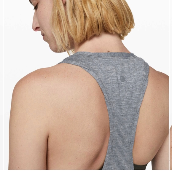 Lululemon Wild Wish Tank Heathered Solar Grey - Picture 4 of 10